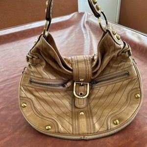 Rafe New York Leather Purse Light Brown Tan  Shoulder Bag